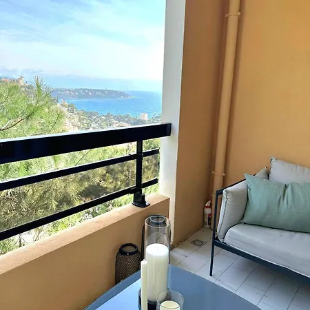 Cosy Near Monaco Sea View Terrace Apartment *